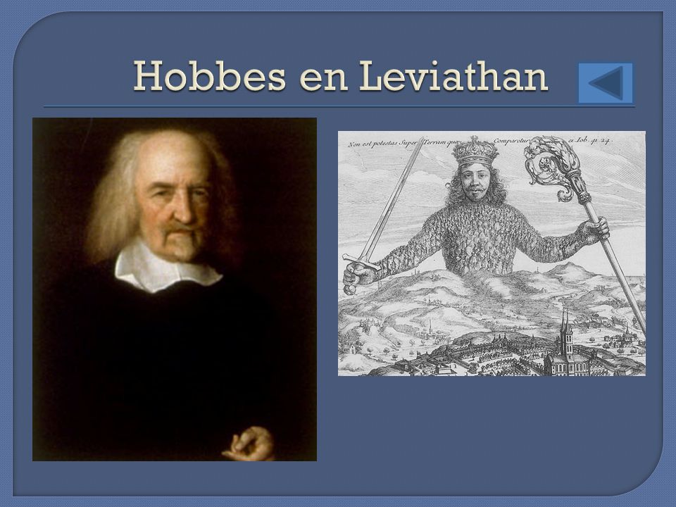 Hobbes en Leviathan