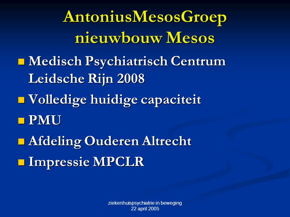 AntoniusMesosGroep nieuwbouw Mesos