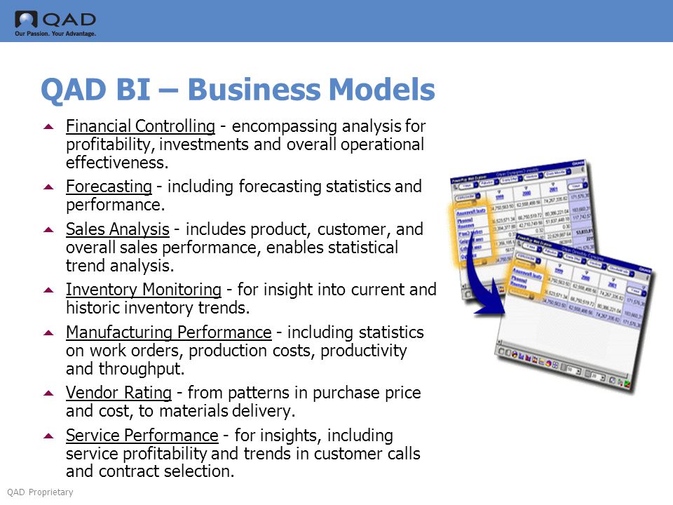 QAD BI – Business Models
