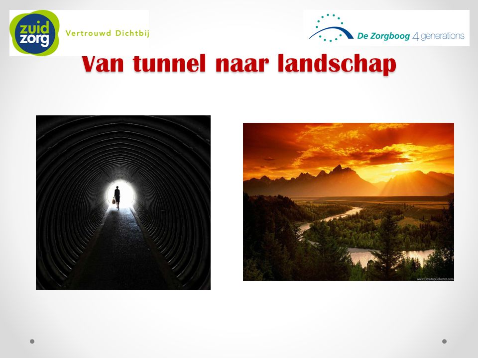 Van tunnel naar landschap