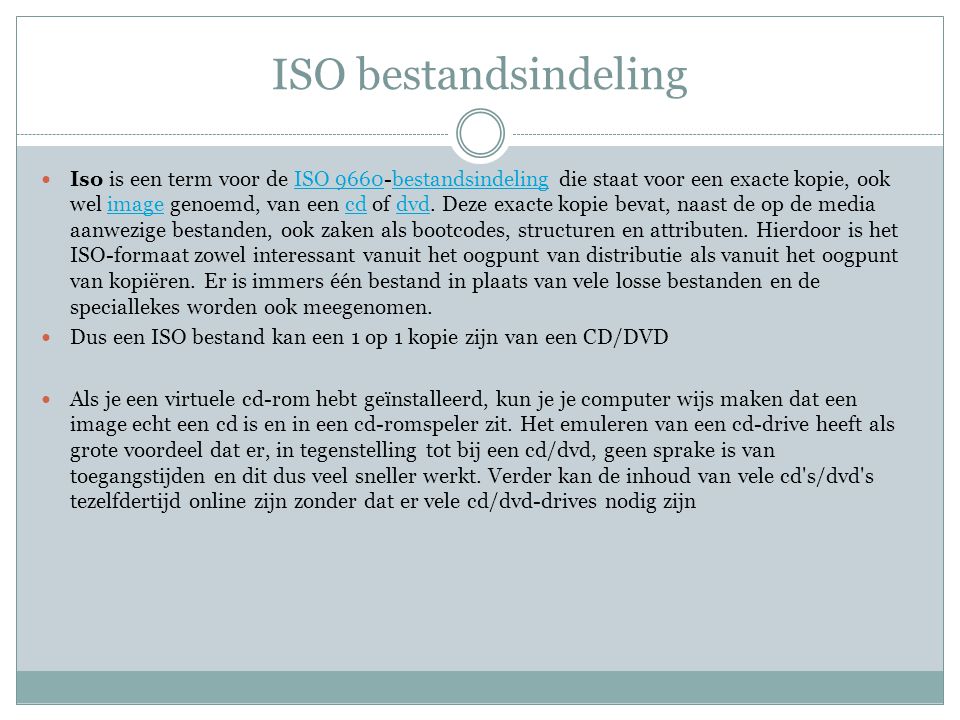 ISO bestandsindeling