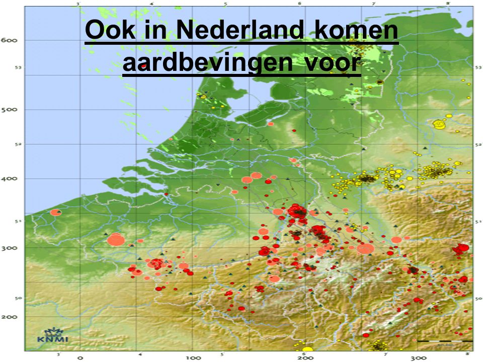 Ook in Nederland komen aardbevingen voor