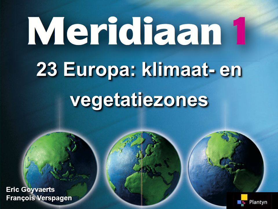 23 Europa: klimaat- en vegetatiezones