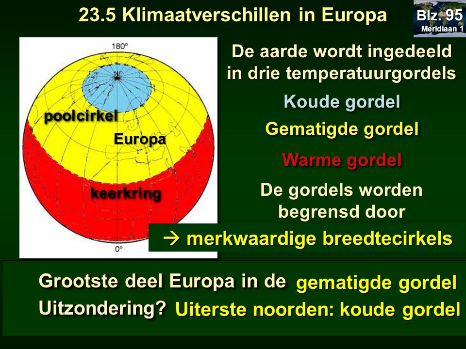 23.5 Klimaatverschillen in Europa  merkwaardige breedtecirkels