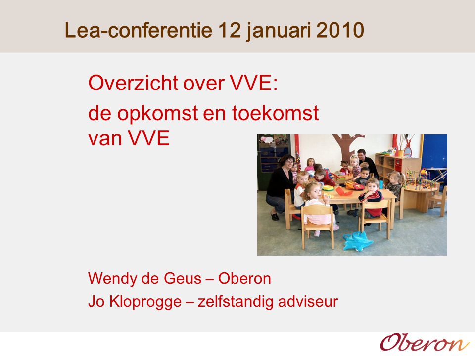 Lea-conferentie 12 januari 2010