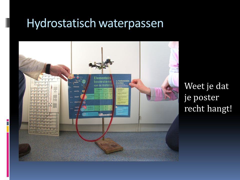 Hydrostatisch waterpassen