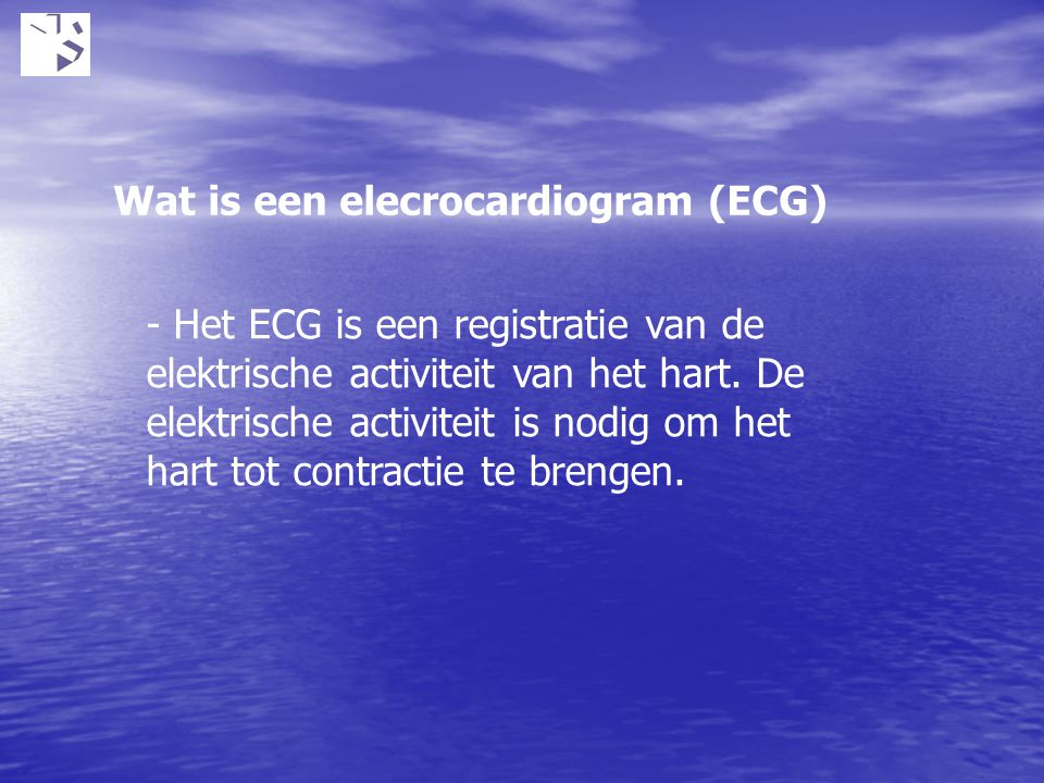 Wat is een elecrocardiogram (ECG)