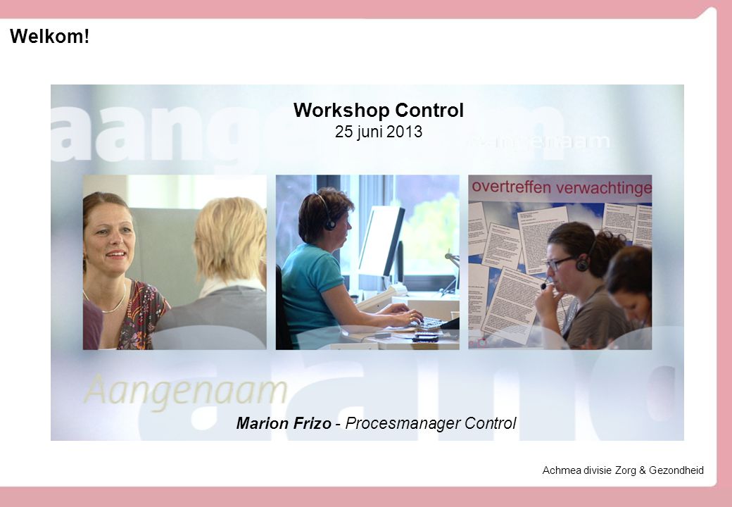 Marion Frizo - Procesmanager Control