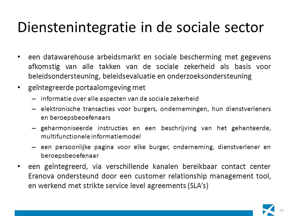 Dienstenintegratie in de sociale sector