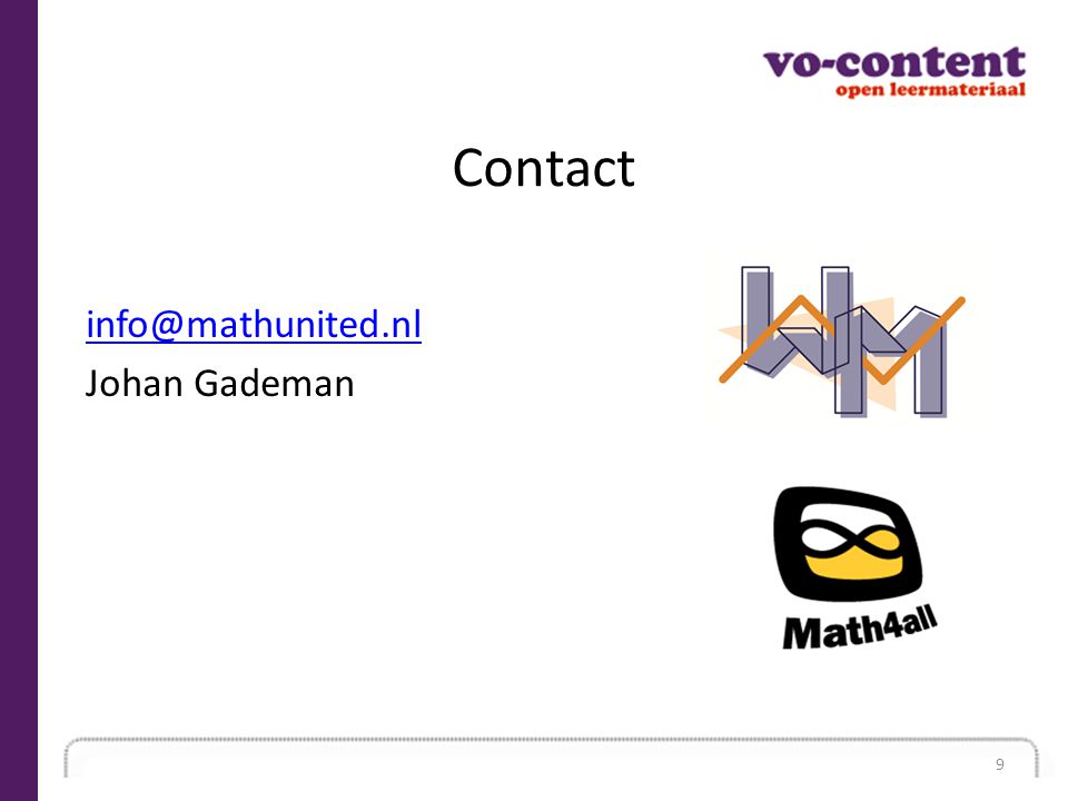 Contact Johan Gademan