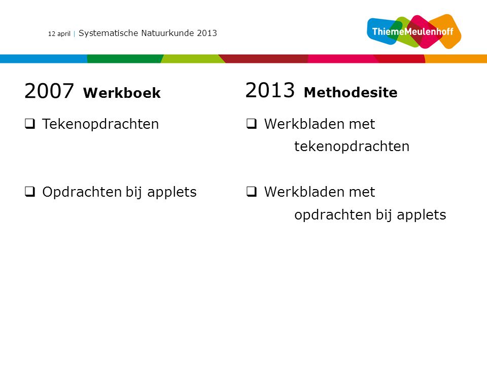 2007 Werkboek 2013 Methodesite Tekenopdrachten Opdrachten bij applets