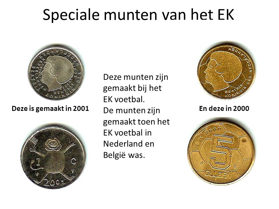 Speciale munten van het EK