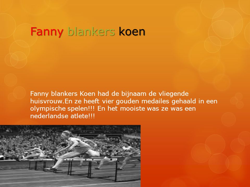 Fanny blankers koen