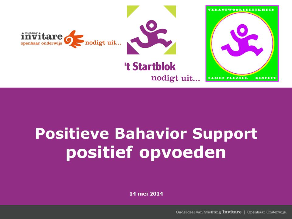 Positieve Bahavior Support positief opvoeden