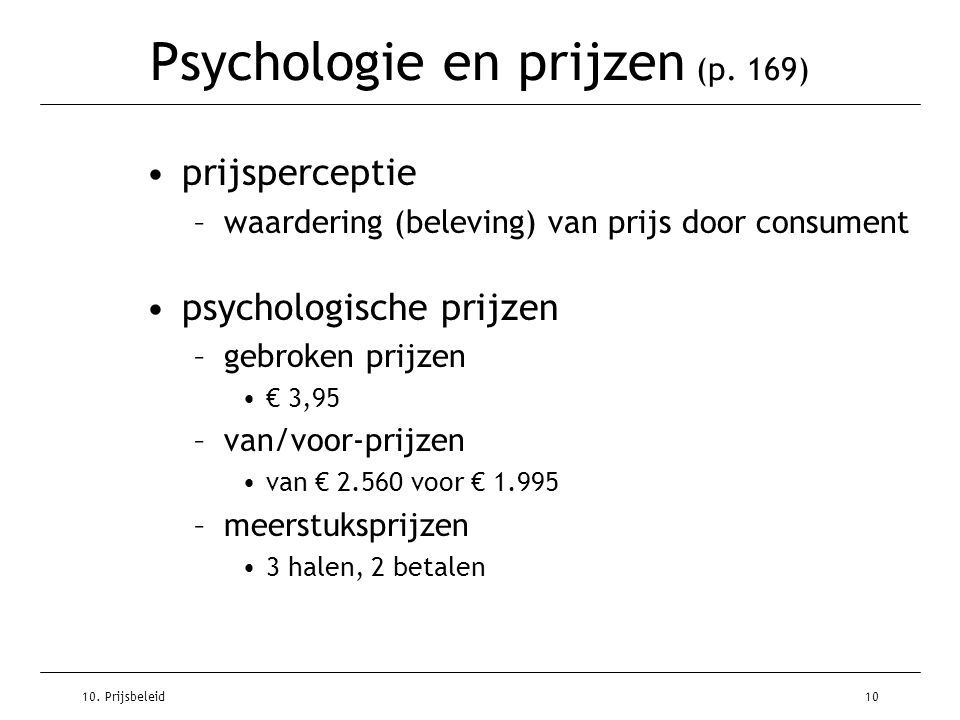 Psychologie en prijzen (p. 169)