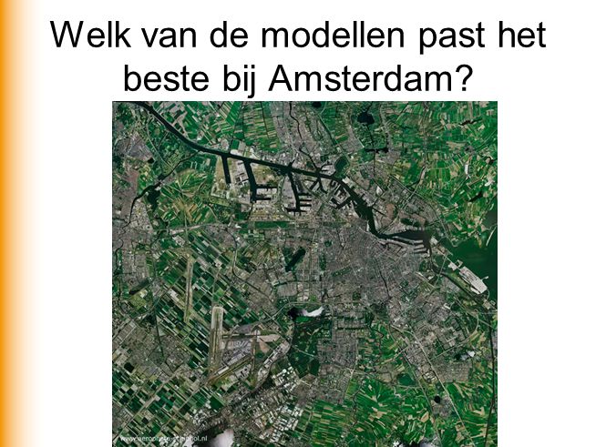 Welk van de modellen past het beste bij Amsterdam