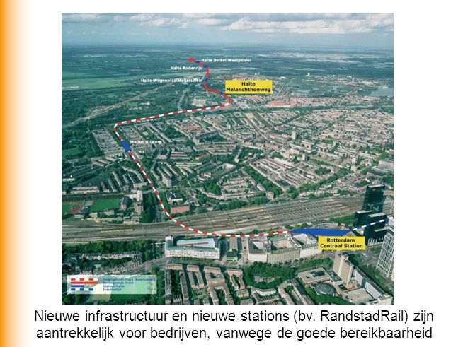 Nieuwe infrastructuur en nieuwe stations (bv
