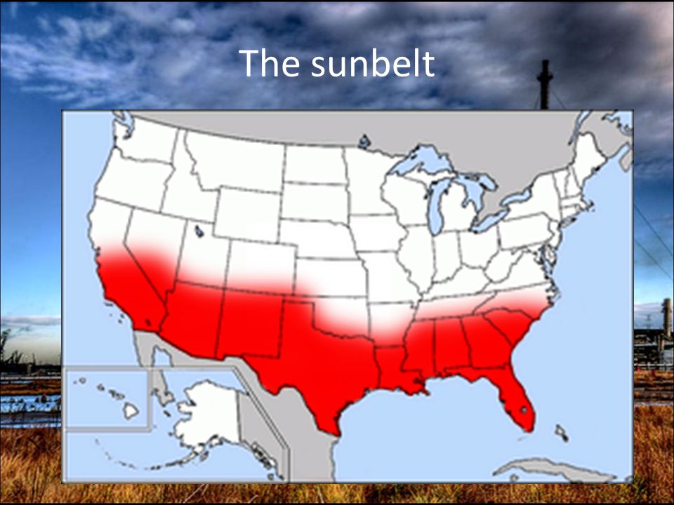 The sunbelt