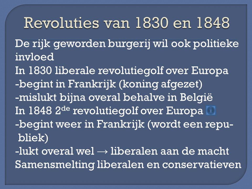 Revoluties van 1830 en 1848