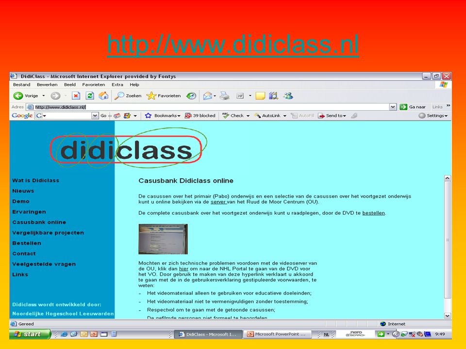 Didiclass - beginnen met