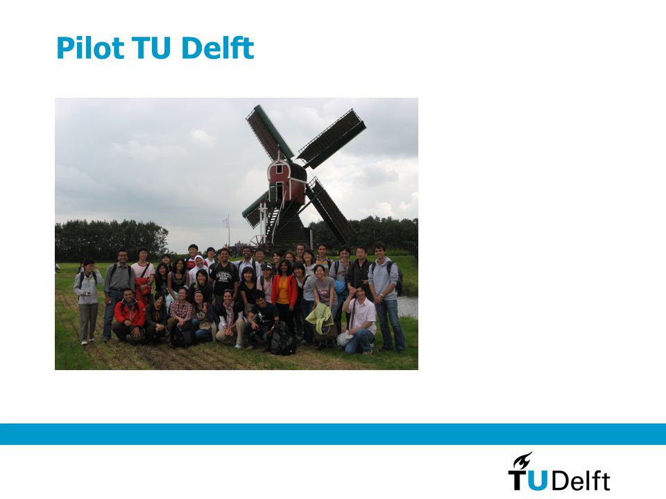 Pilot TU Delft Pilot levert op: Communities van buitenlandse studenten die zich voorbereiden op het studeren in NL.