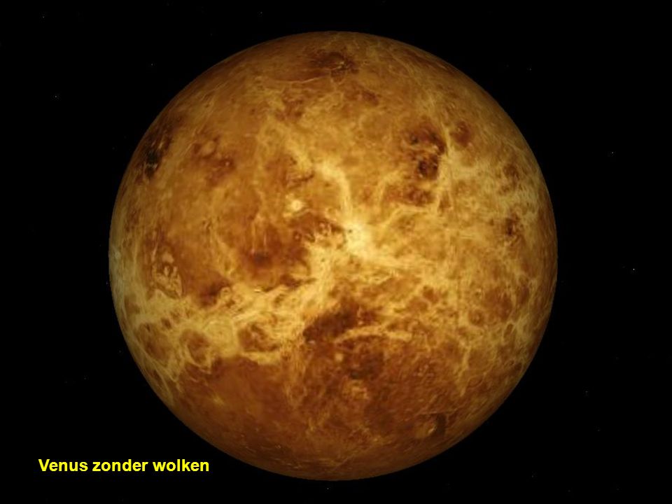 Venus zonder wolken
