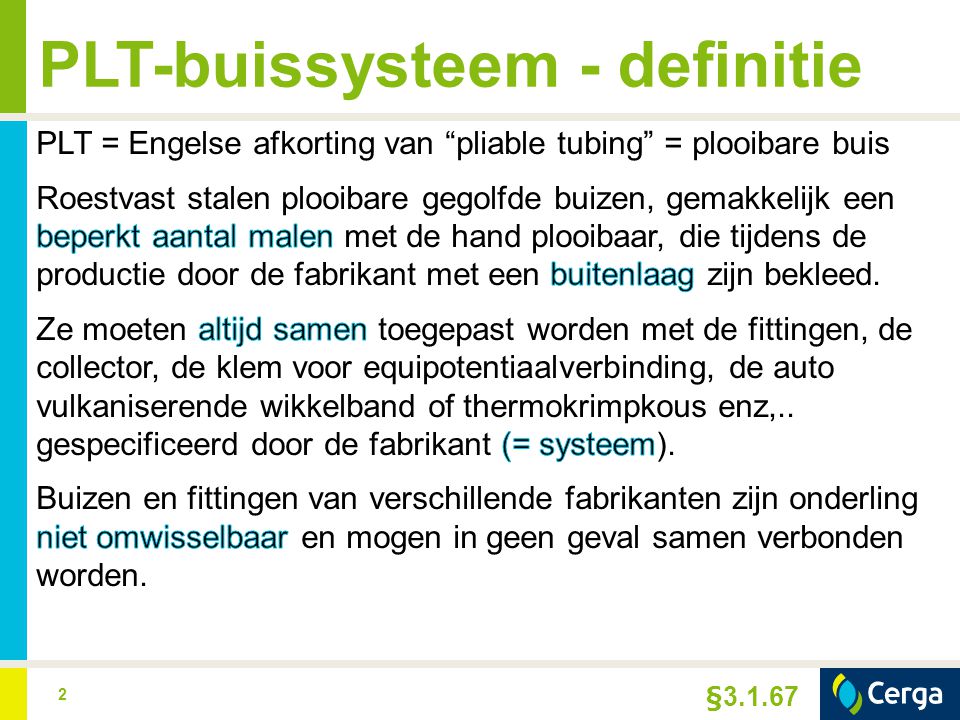 PLT-buissysteem - definitie