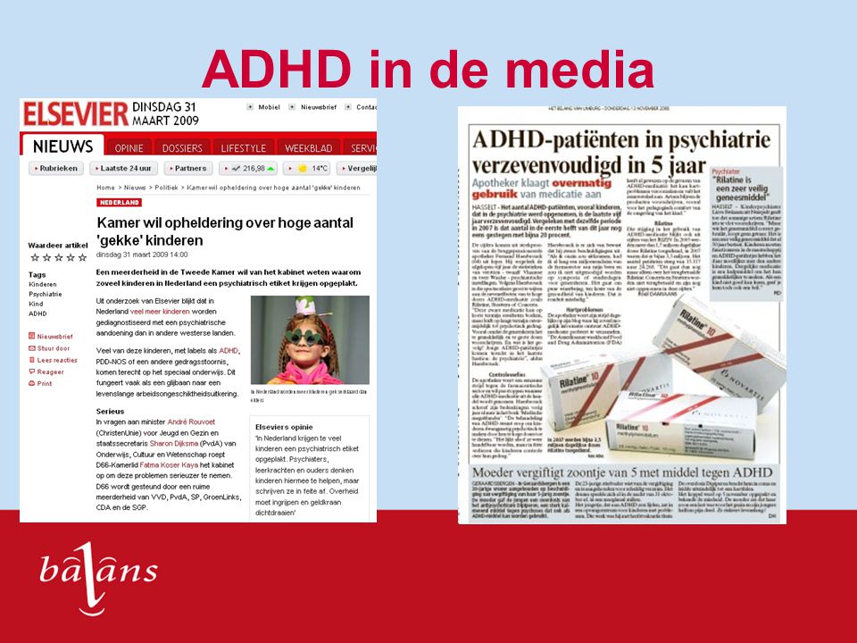 ADHD in de media
