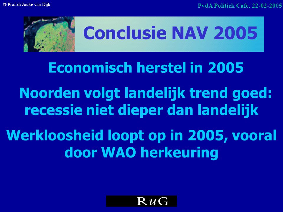 Conclusie NAV 2005 Economisch herstel in 2005
