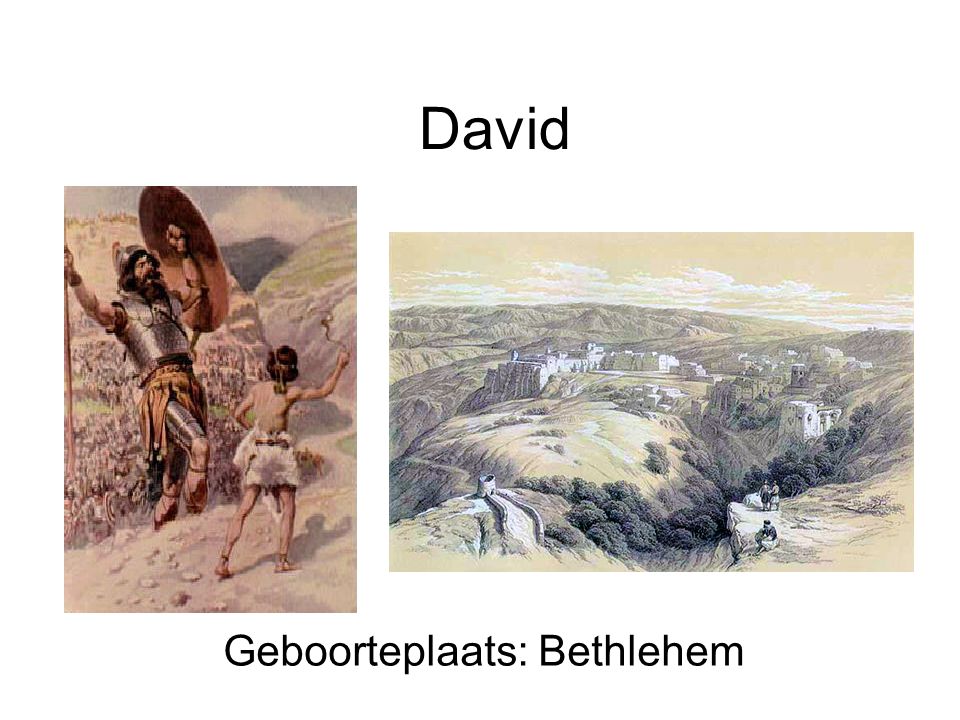 Geboorteplaats: Bethlehem