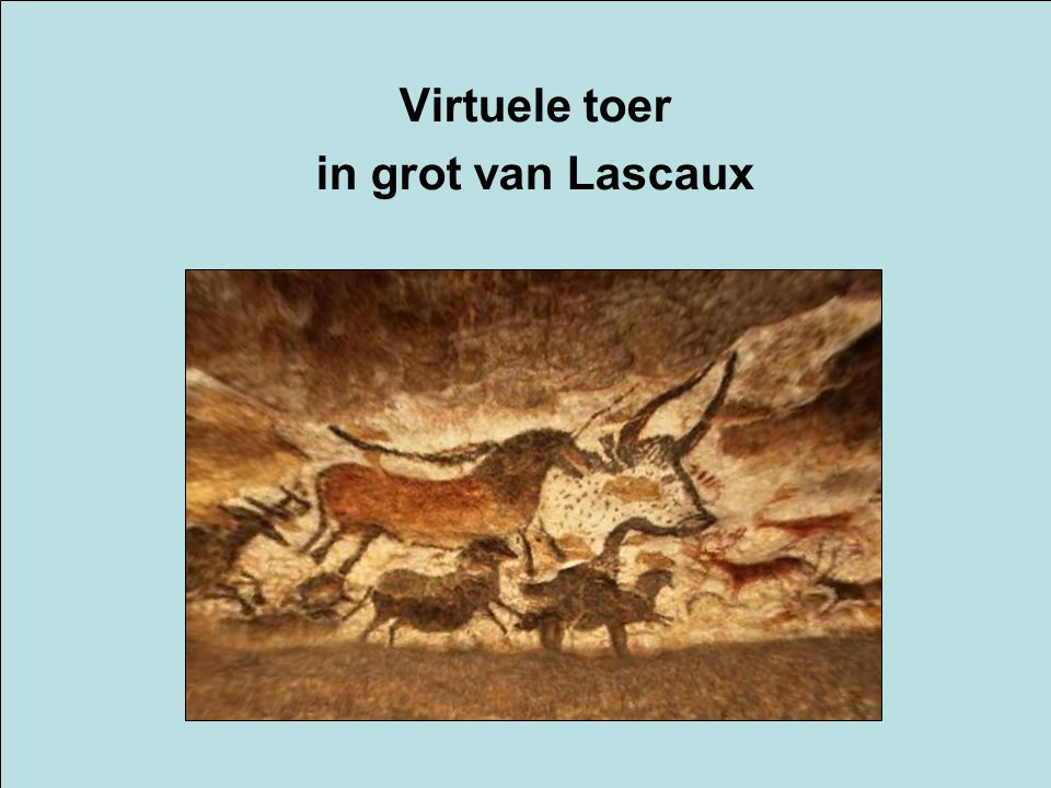 Virtuele toer in grot van Lascaux