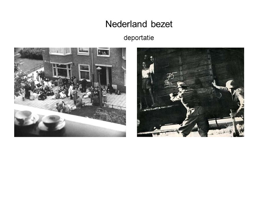 Nederland bezet deportatie