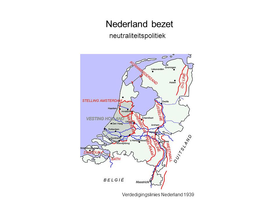 Verdedigingslinies Nederland 1939