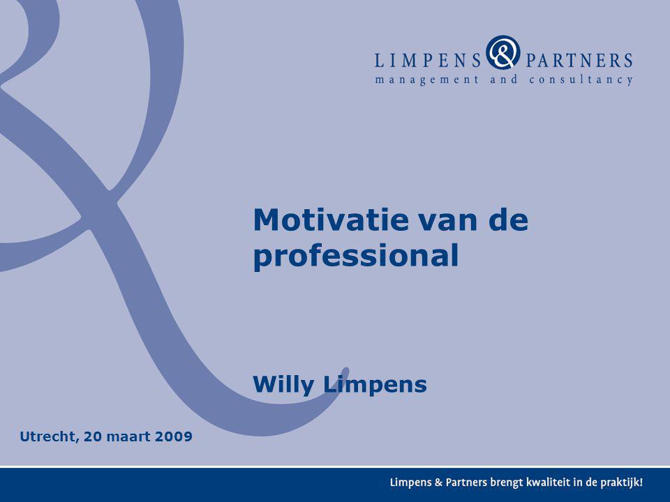 Motivatie van de professional Willy Limpens