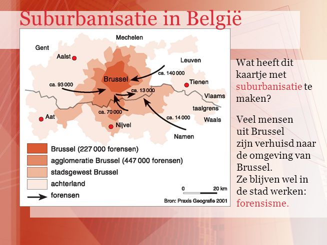 Suburbanisatie in België