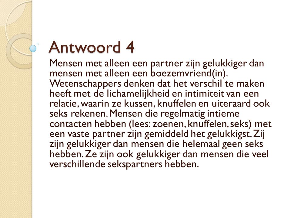 Antwoord 4