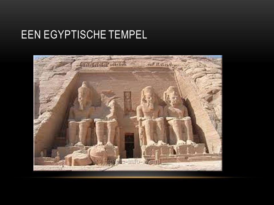 Een Egyptische tempel