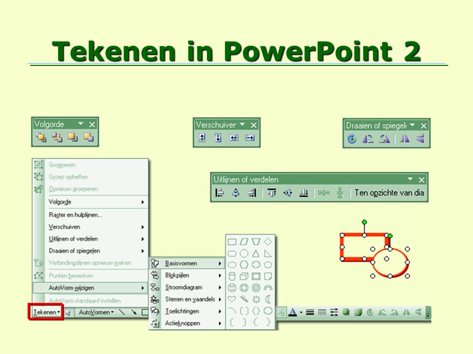 Tekenen in PowerPoint 2
