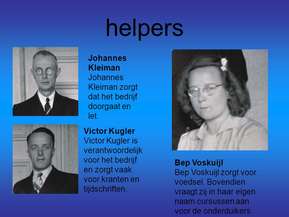 helpers Johannes Kleiman