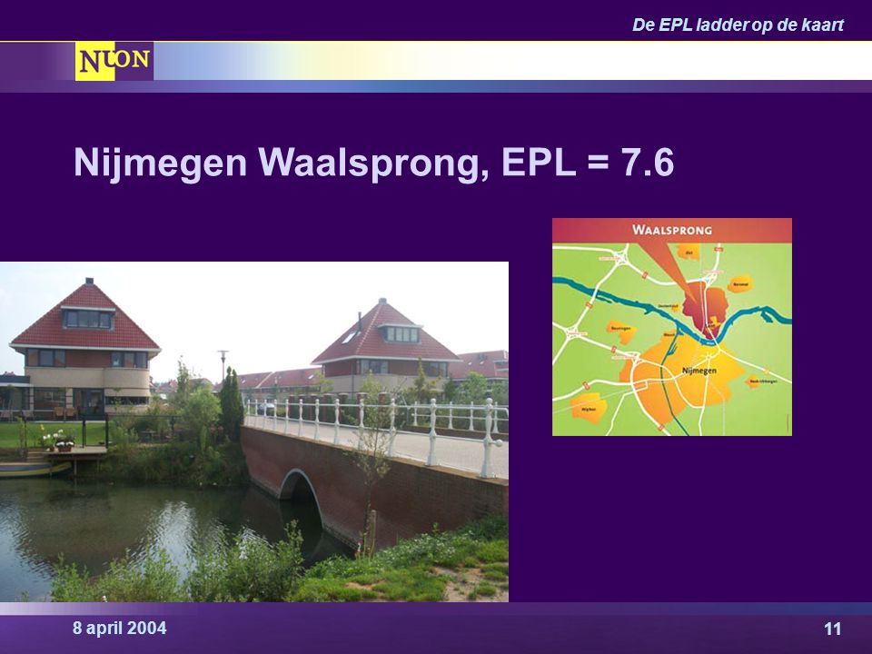 Nijmegen Waalsprong, EPL = 7.6