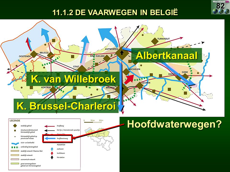 Albertkanaal K. van Willebroek K. Brussel-Charleroi Hoofdwaterwegen