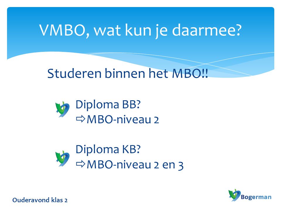 VMBO, wat kun je daarmee Studeren binnen het MBO!!