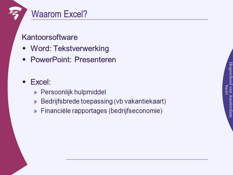 Waarom Excel Kantoorsoftware Word: Tekstverwerking