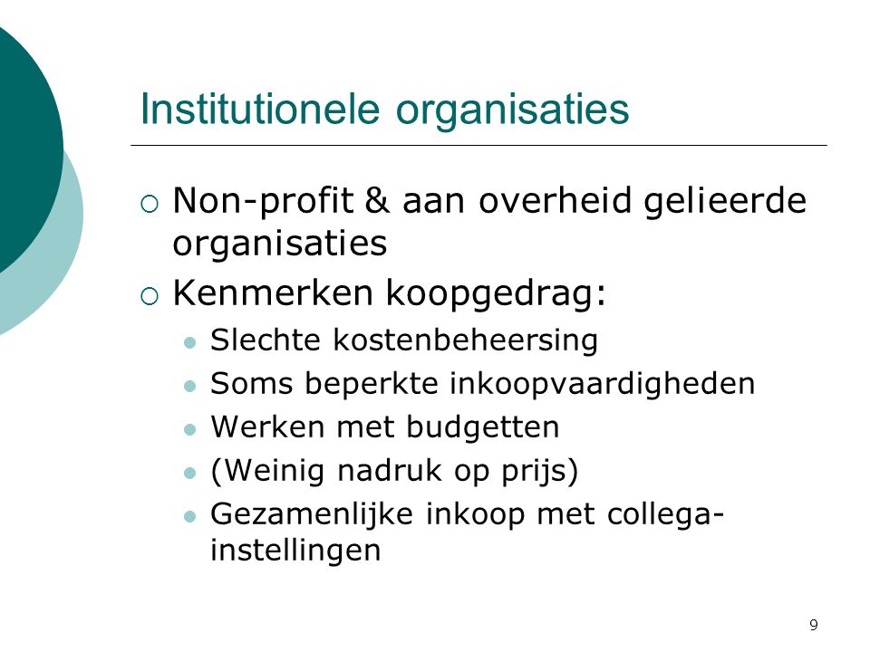Institutionele organisaties