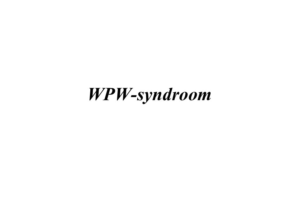WPW-syndroom