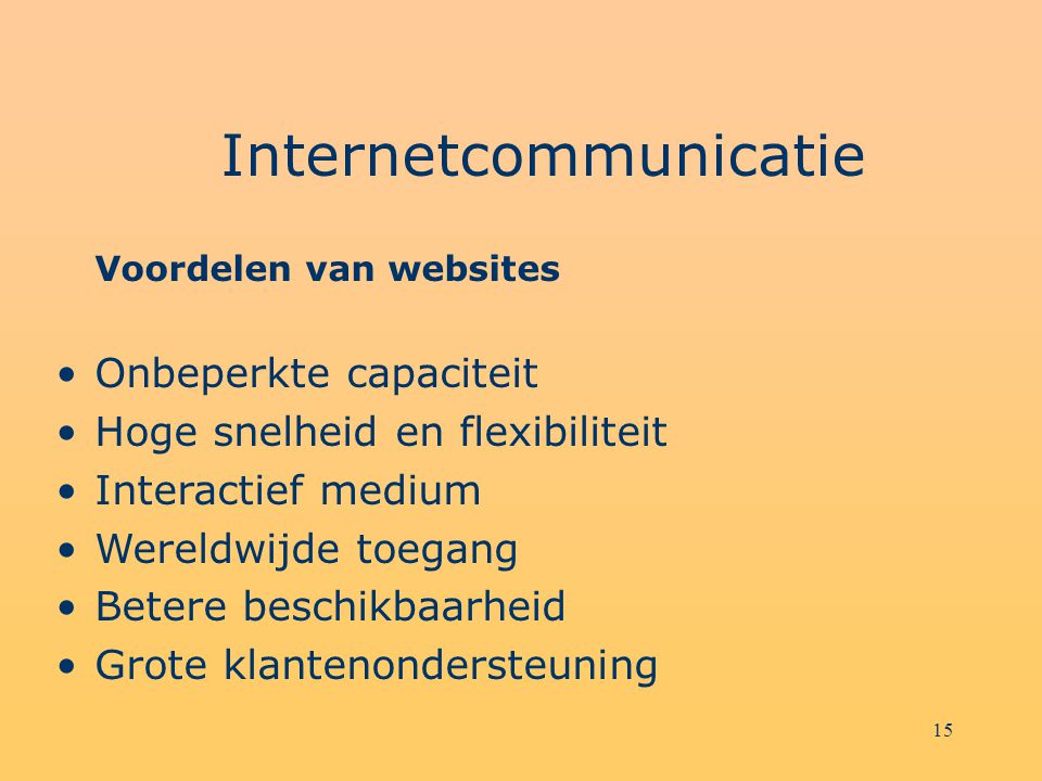 Internetcommunicatie