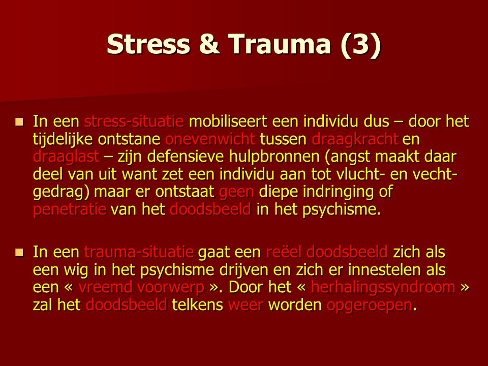 Centrum Voor Trauma & Meditatie - Ppt Download