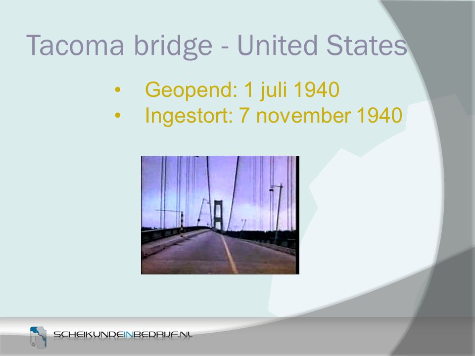 Tacoma bridge - United States