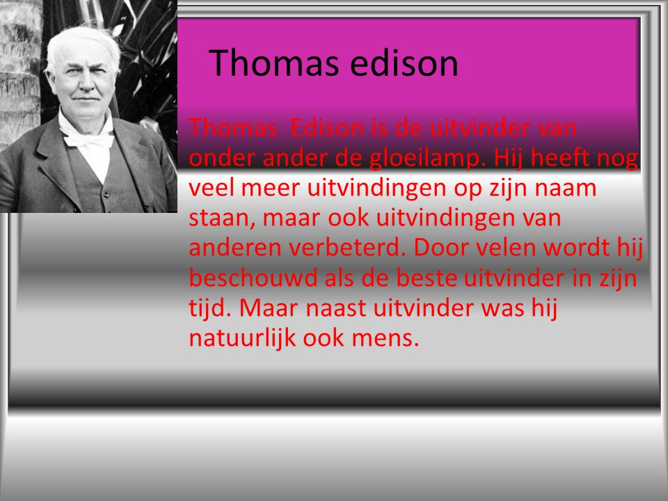 Thomas edison
