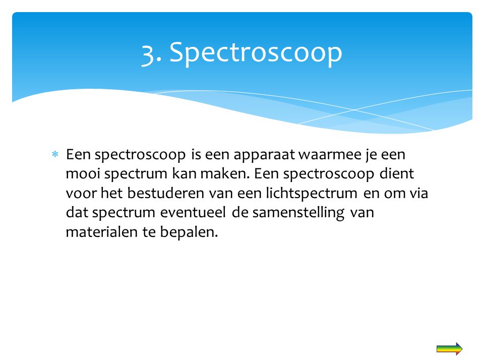 3. Spectroscoop